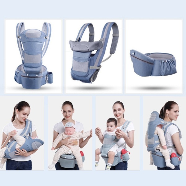 Porte-bébé ergonomique multi-porté image 2 7