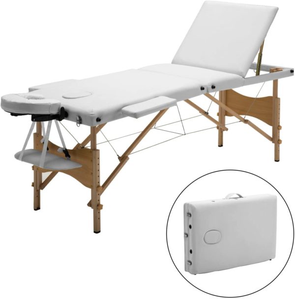 Table de massage pliante en bois table de massage pliante en bois